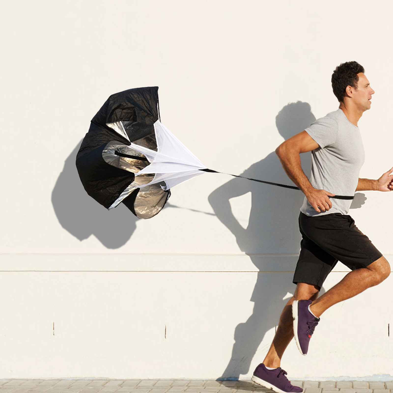 Speed Parachute Sprint - Resistance Parachute Drag Parachute Adjustable Strap