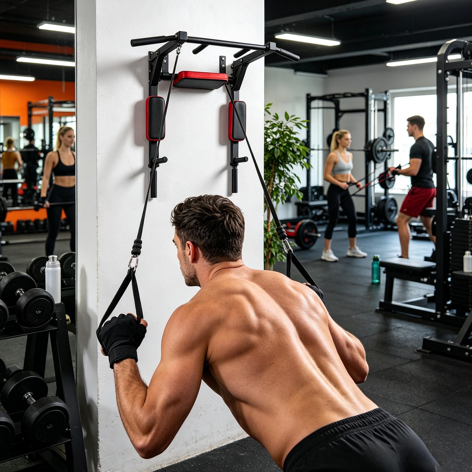 Multifunctional wall-mounted p - Home Gym Organization review and price