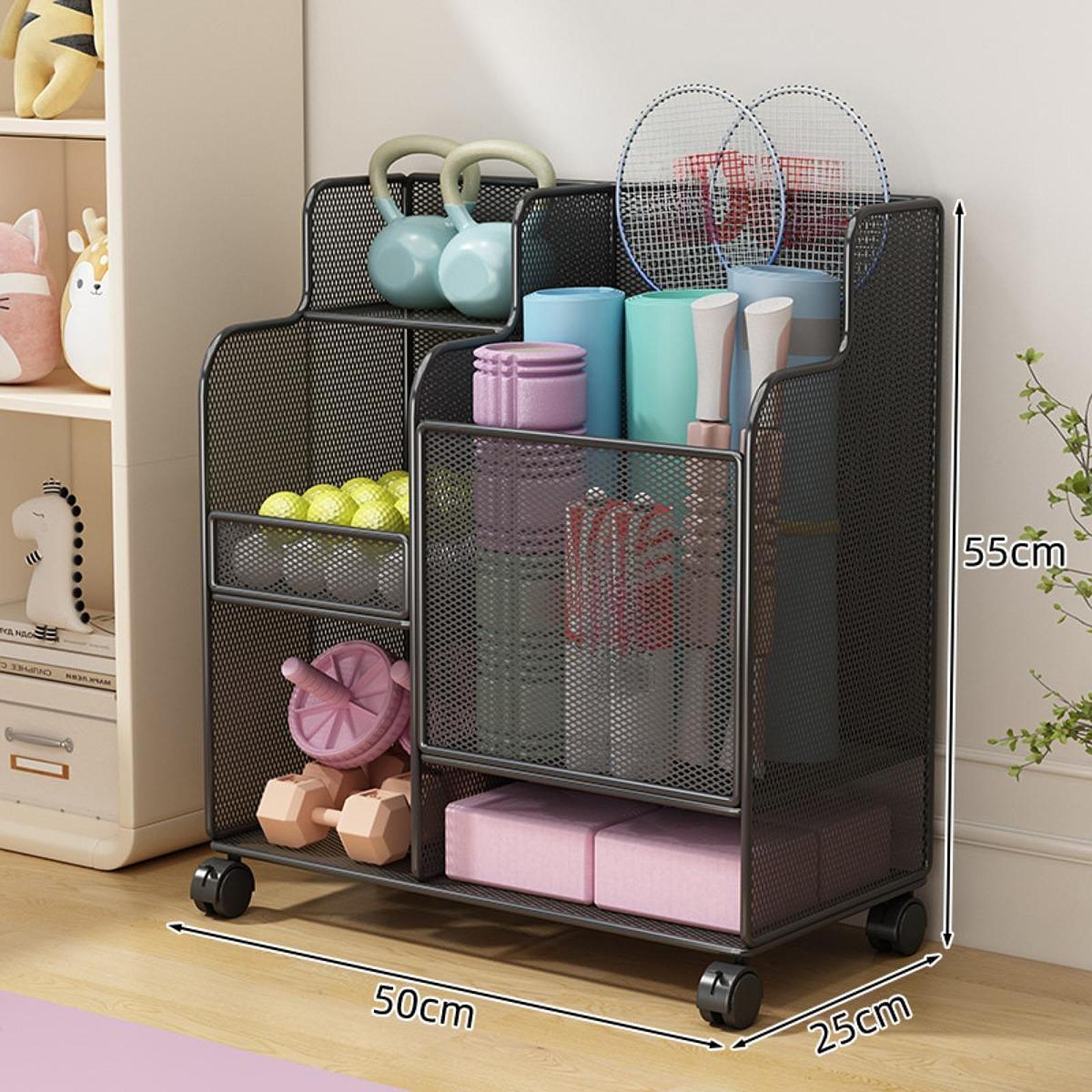 Sports Equipment Storage Rack  - Home Gym Yoga Mat review and price