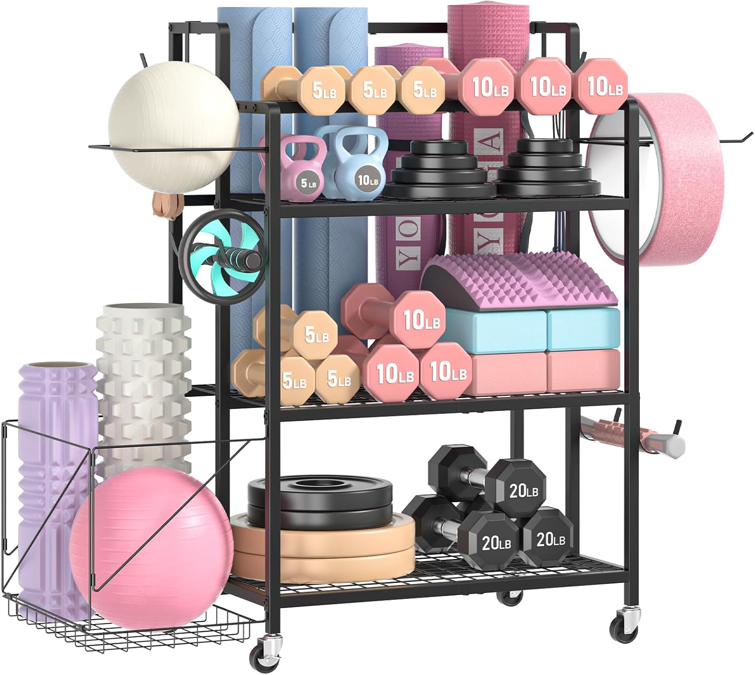 Home Gym Storage, No Material  - Home Gym Dumbbell Workout review and price