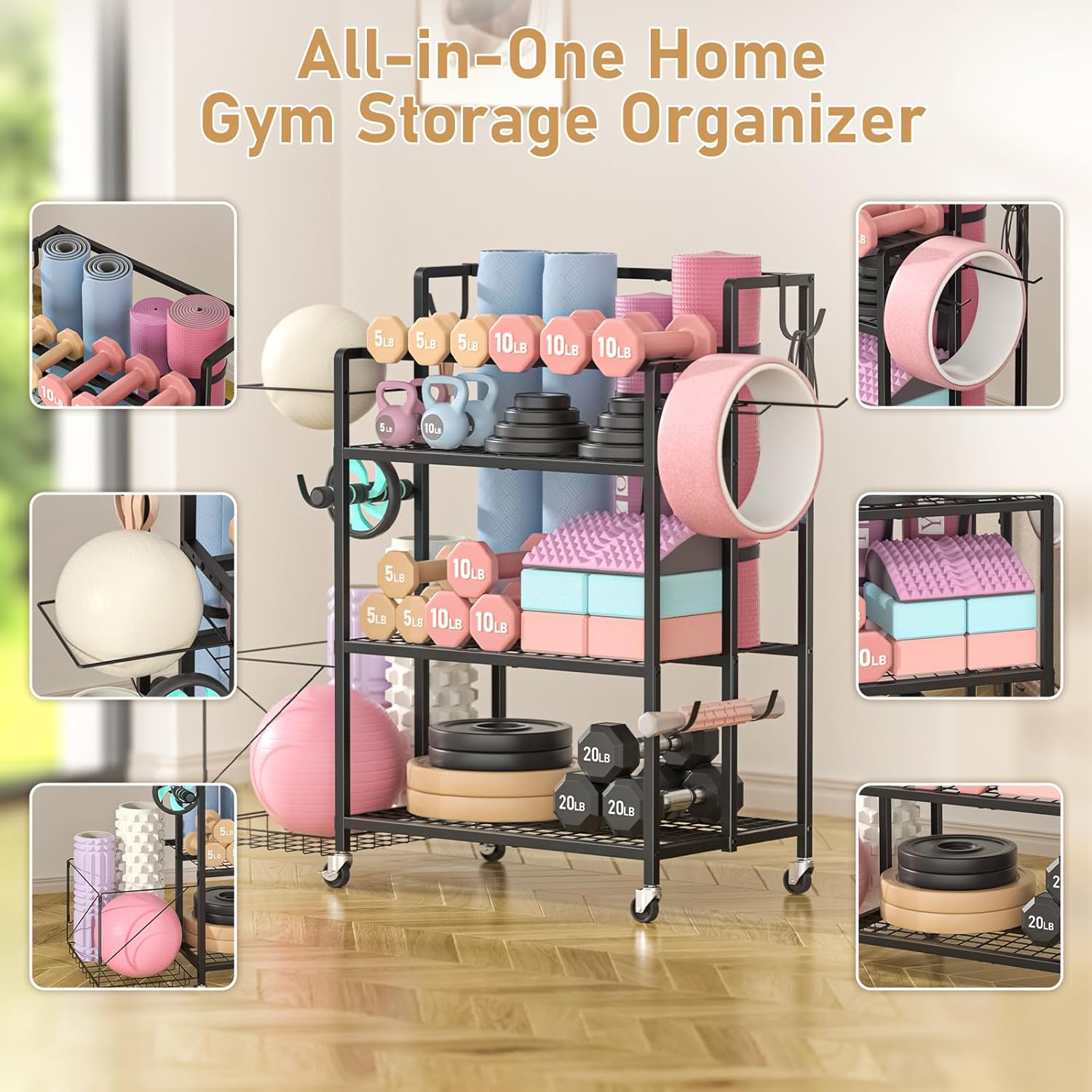 Home Gym Storage, No Material  - Home Gym Dumbbell Workout review and price