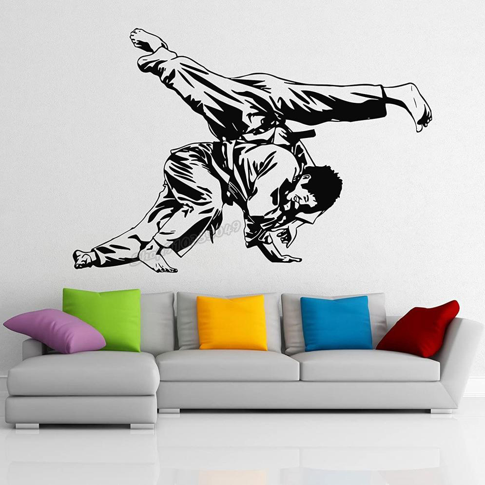 Judo Wall Decal Judo Sport Vin - Home Gym Layout review and price