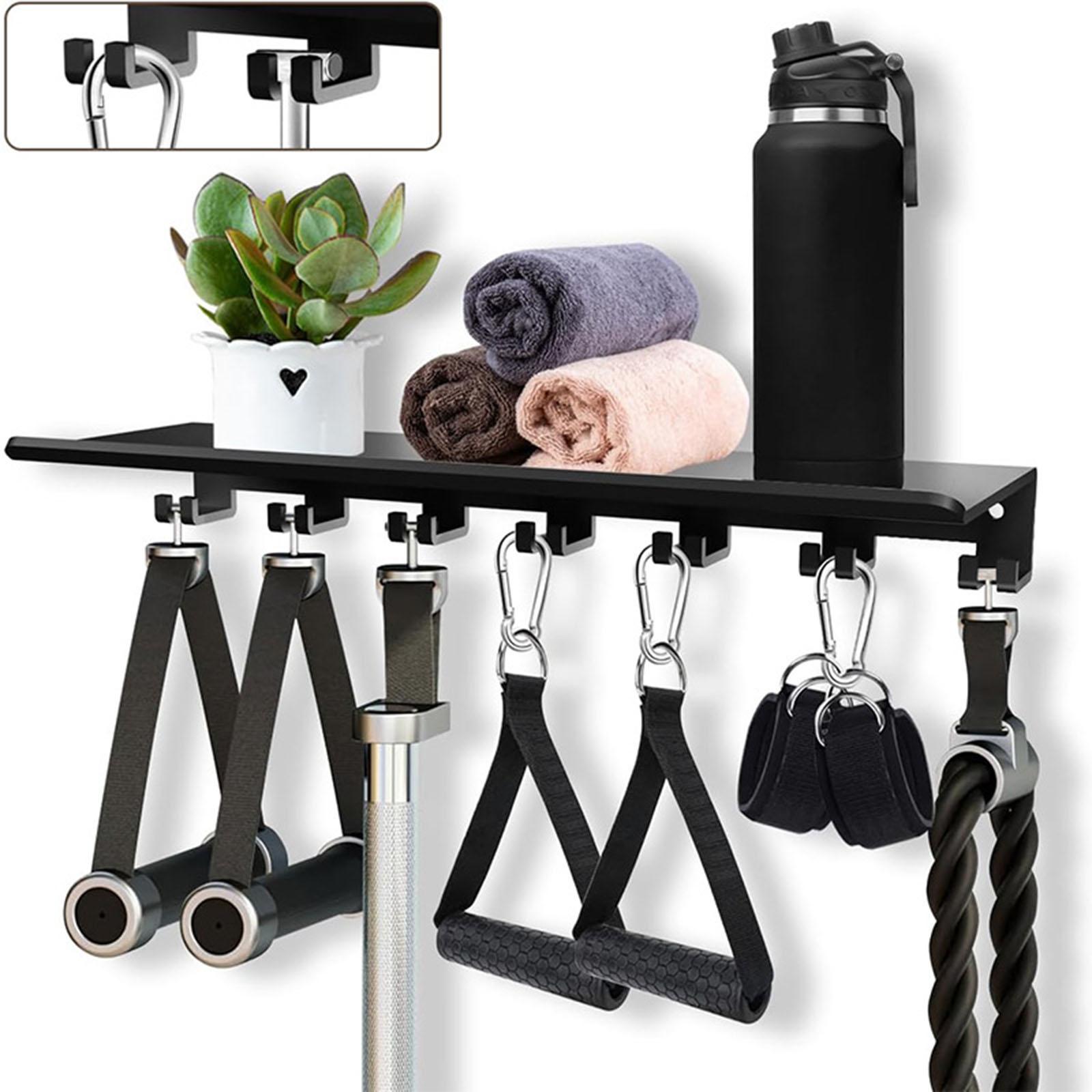 Floating Shelf with Hooks Meta - Home Gym Organization review and price