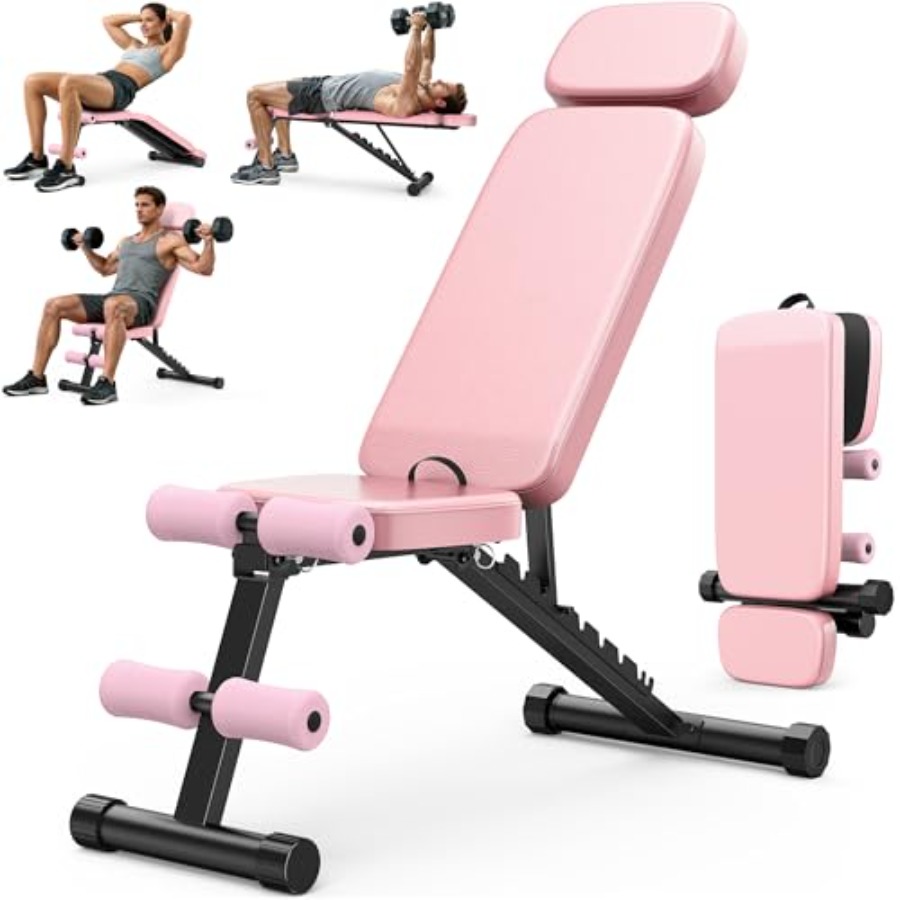 Adjustable Weight Bench with 1 - Home Gym Weight Bench review and price