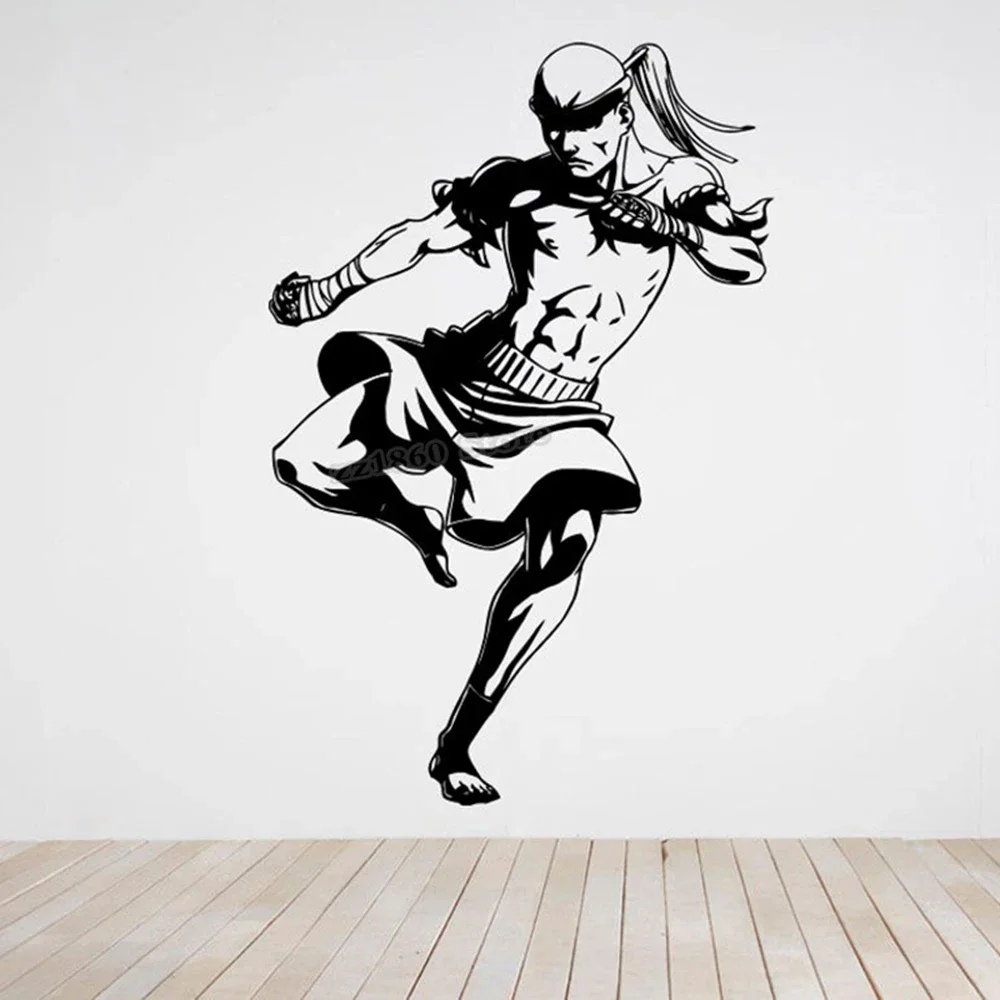 Vinyl Wall Decal Thai Boxing M - Home Gym Layout review and price