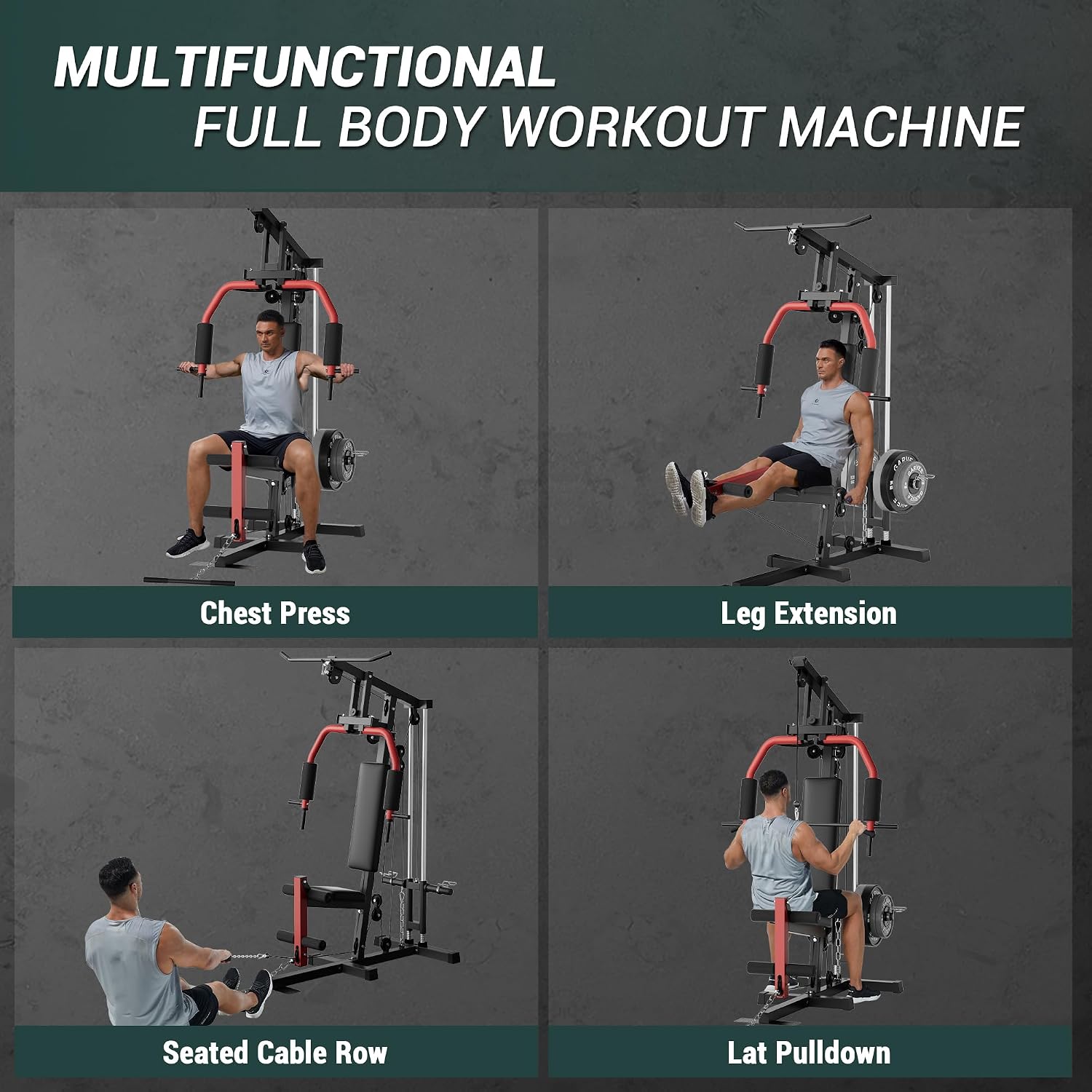 Full-Body Home Gym Machine wit - Pulley Home Gym review and price