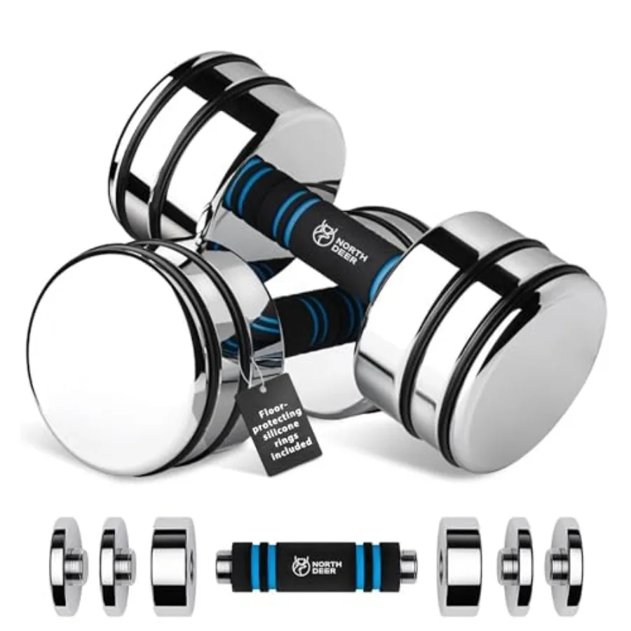 Steel Dumbbells Ultracompact A - Home Gym Dumbbell Workout review and price