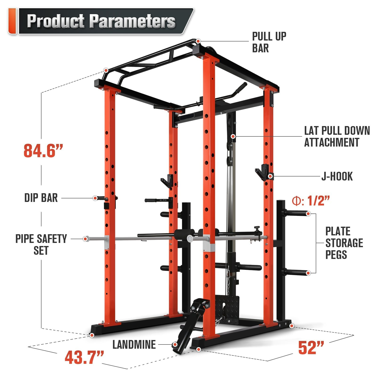 Commercial  Multi-function Pow - Home Gym Multifunctional review and price