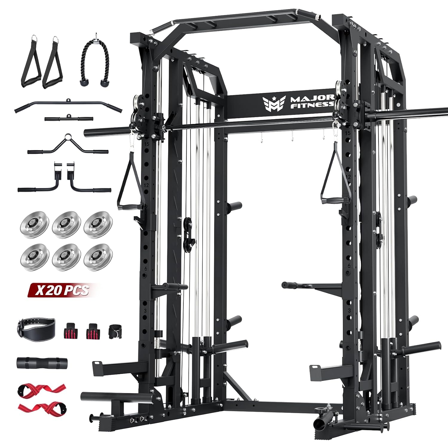 Smith Machine Home Gym Squat R - Pulley Home Gym review and price