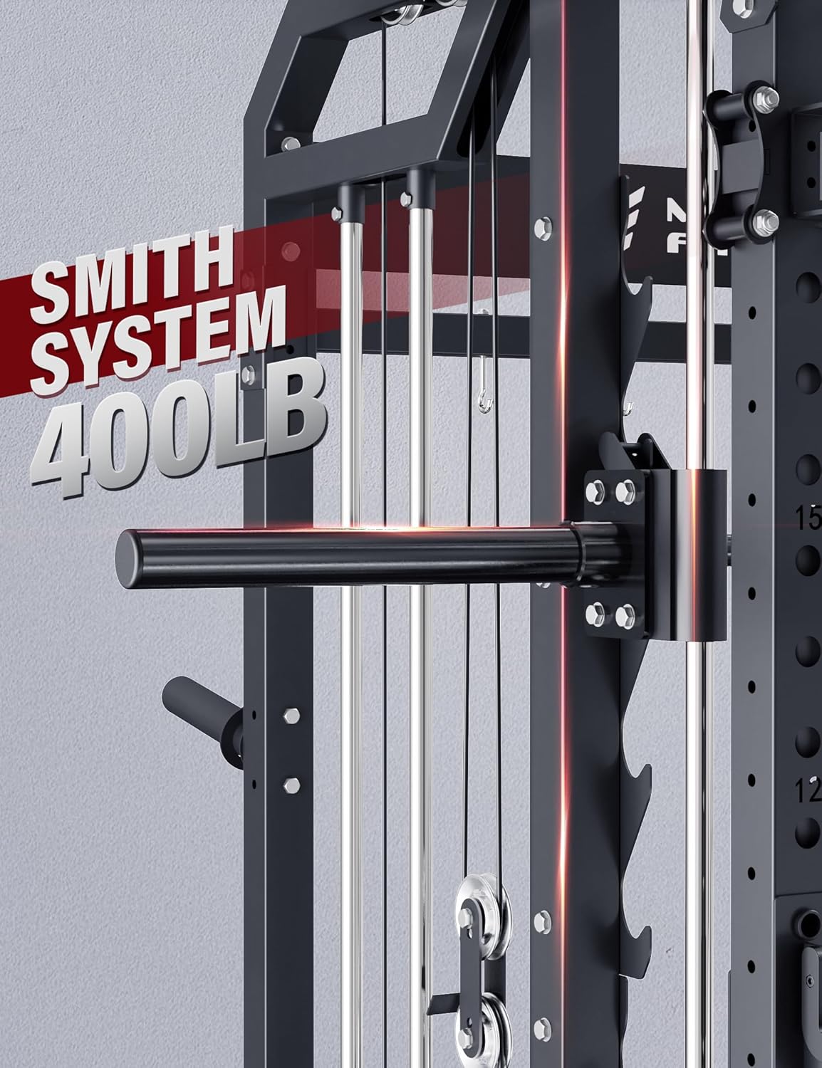 Smith Machine Home Gym Squat R - Pulley Home Gym review and price