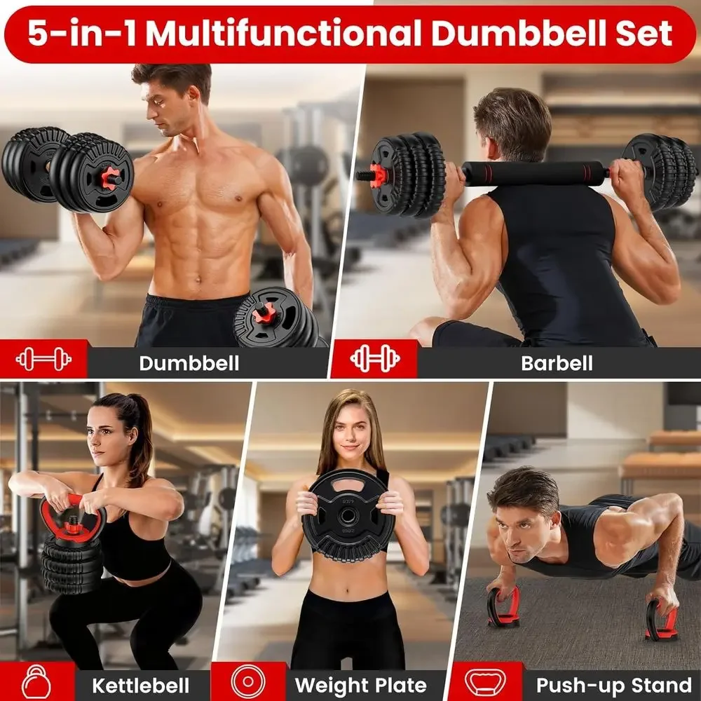 Versatile Adjustable Dumbbells - Home Gym Dumbbell Workout review and price
