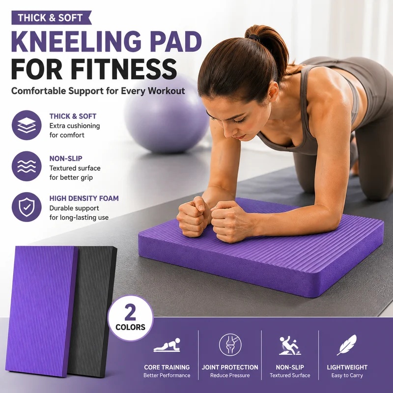 Thick Non‑Slip Yoga Knee Pad M - Home Gym Yoga Mat review and price