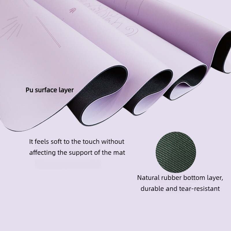 Lezyan PU Natural Rubber Yoga  - Home Gym Yoga Mat review and price