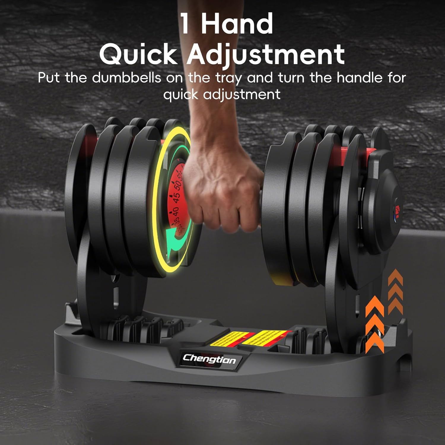 Adjustable Dumbbell Set 52.5/2 - Home Gym Dumbbell Workout review and price