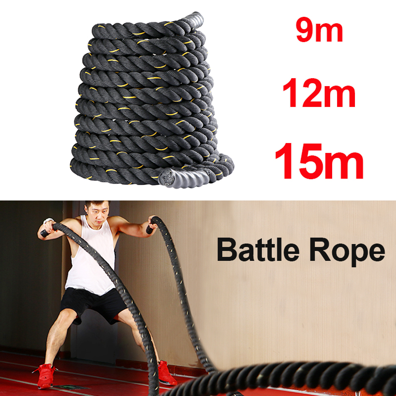 9M/12M/15M Fitness Battle Rope - Battle Rope Heavy review and price